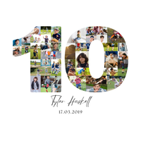 10 Birthday Photo Collage