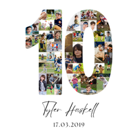 10 Birthday Photo Collage