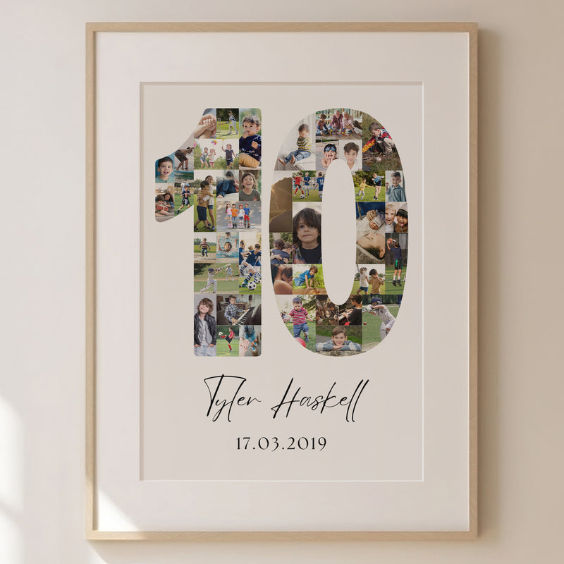 10 Birthday Photo Collage