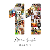 11 Birthday Photo Collage