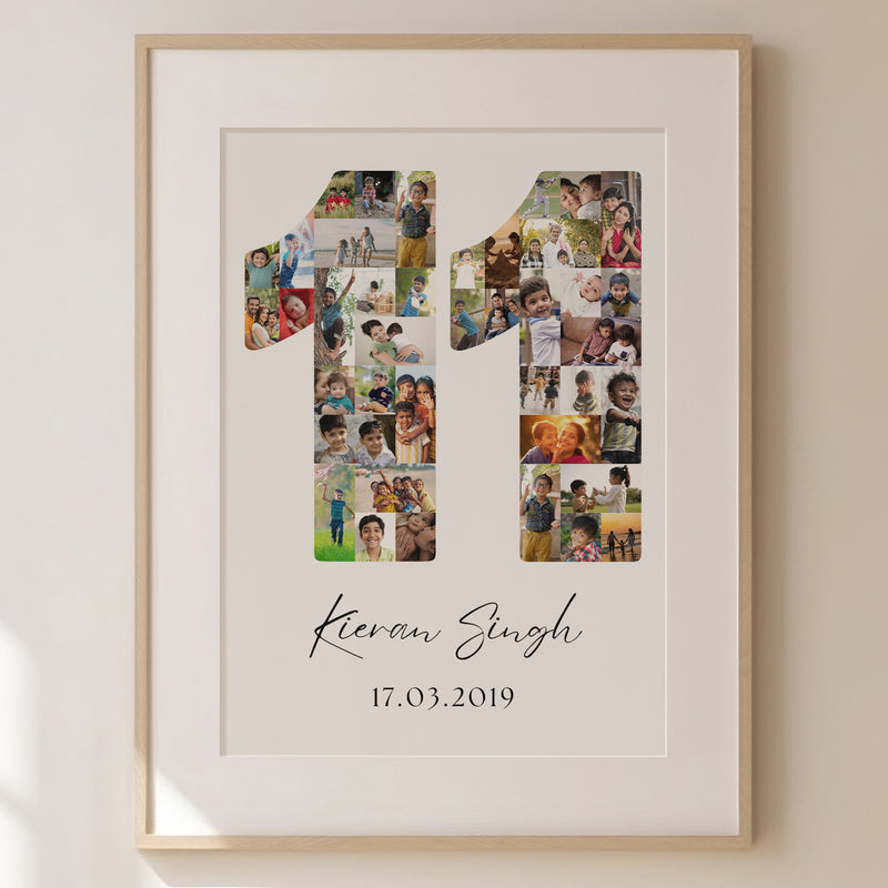 11 Birthday Photo Collage