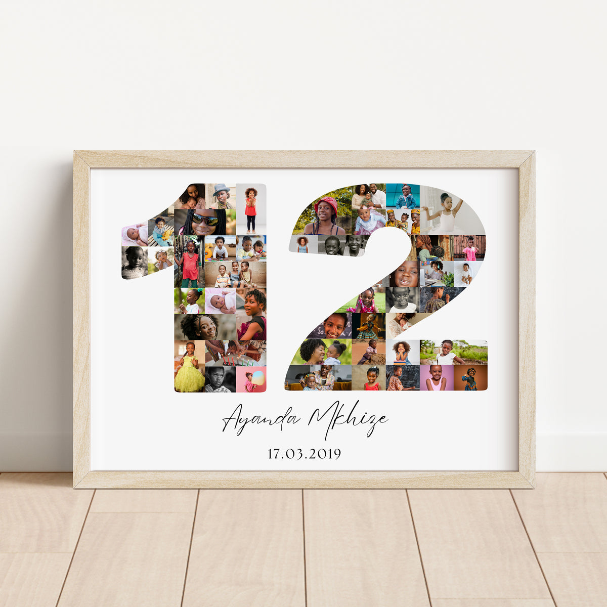 12 Birthday Photo Collage