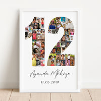 12 Birthday Photo Collage