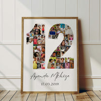 12 Birthday Photo Collage