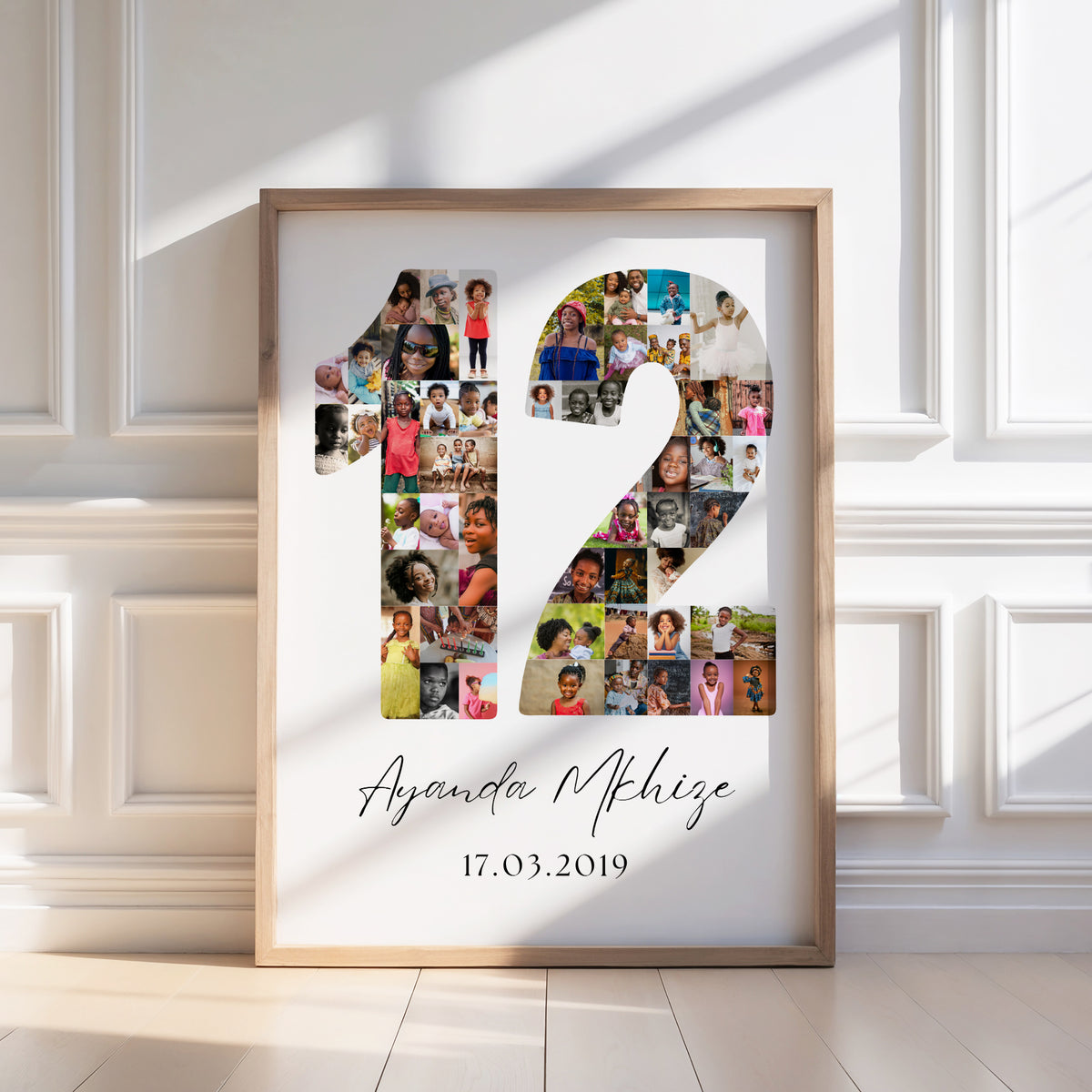 12 Birthday Photo Collage