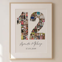 12 Birthday Photo Collage