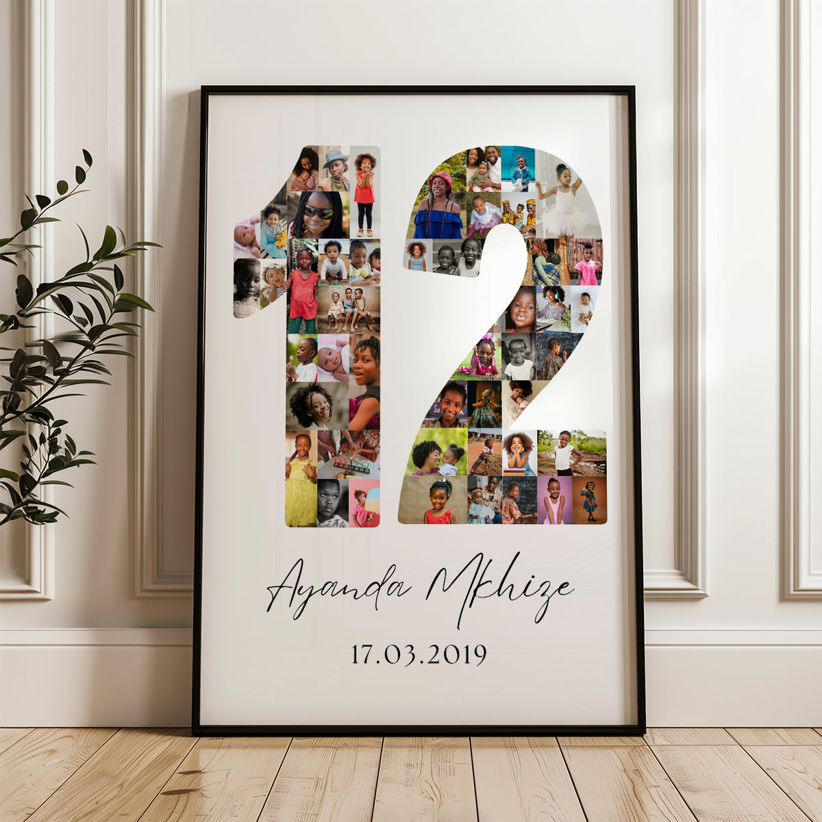 12 Birthday Photo Collage