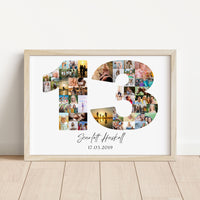 13 Birthday Photo Collage