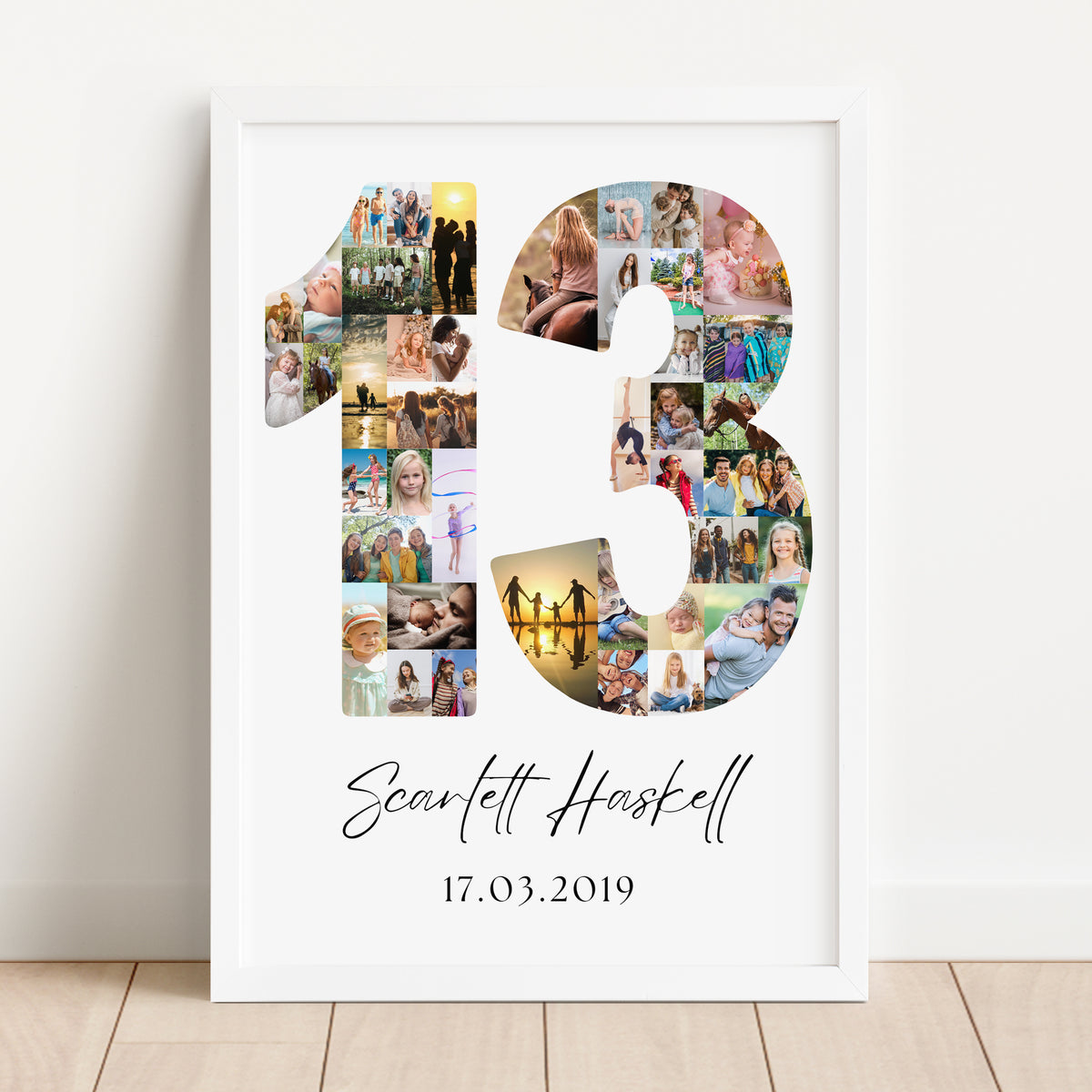 13 Birthday Photo Collage