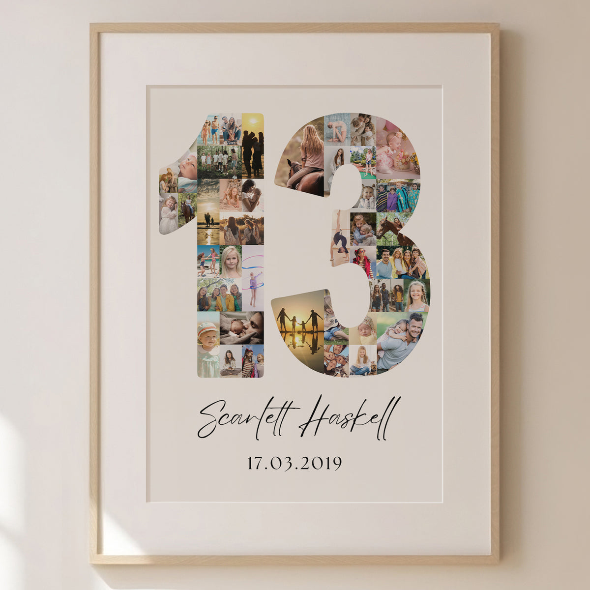 13 Birthday Photo Collage