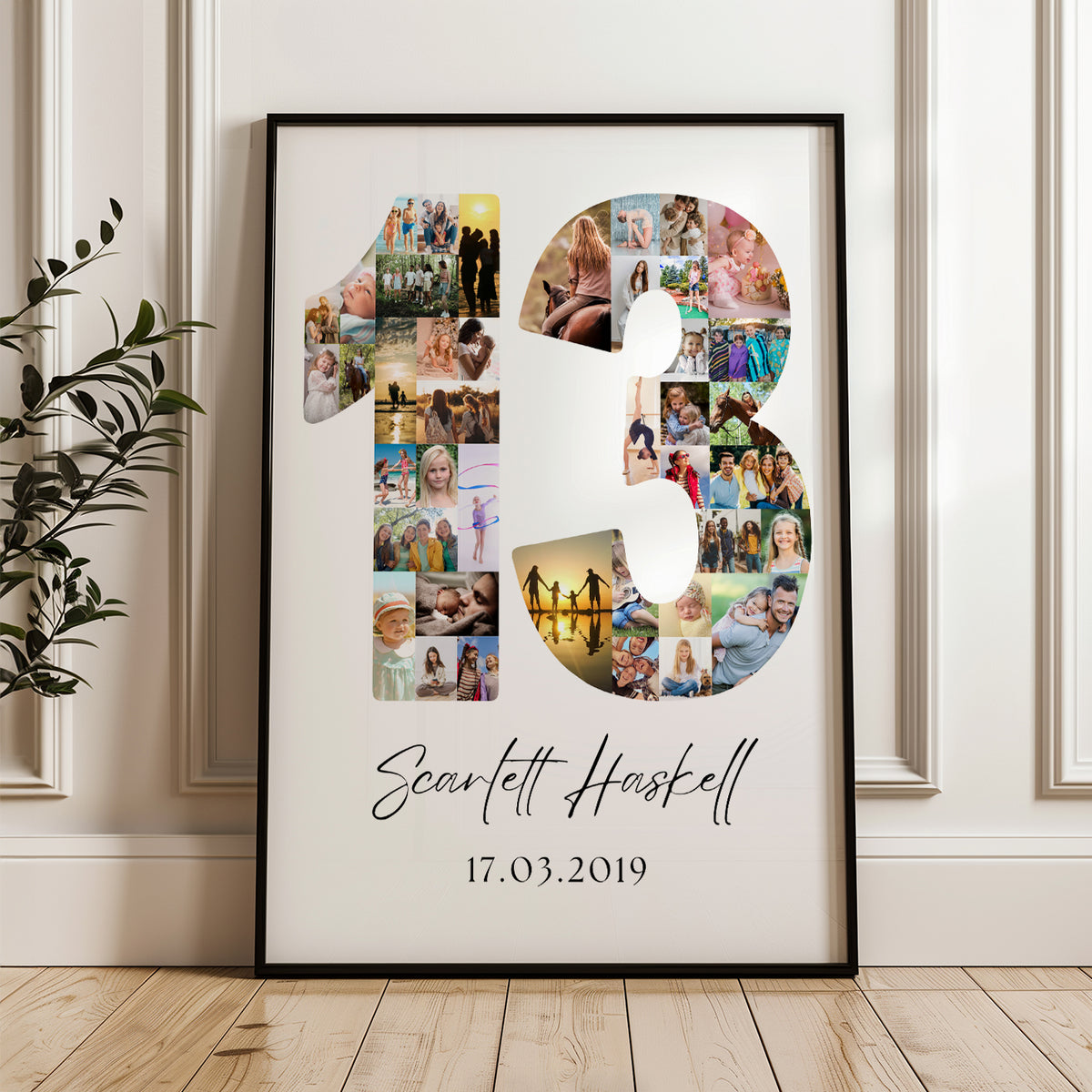 13 Birthday Photo Collage