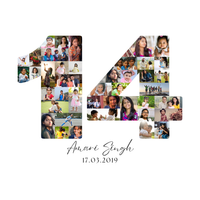 14 Birthday Photo Collage