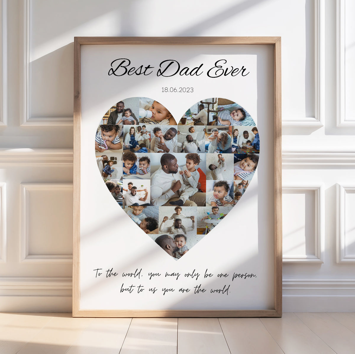 Best Dad Ever - Photo Collage