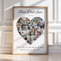 Best Dad Ever - Photo Collage
