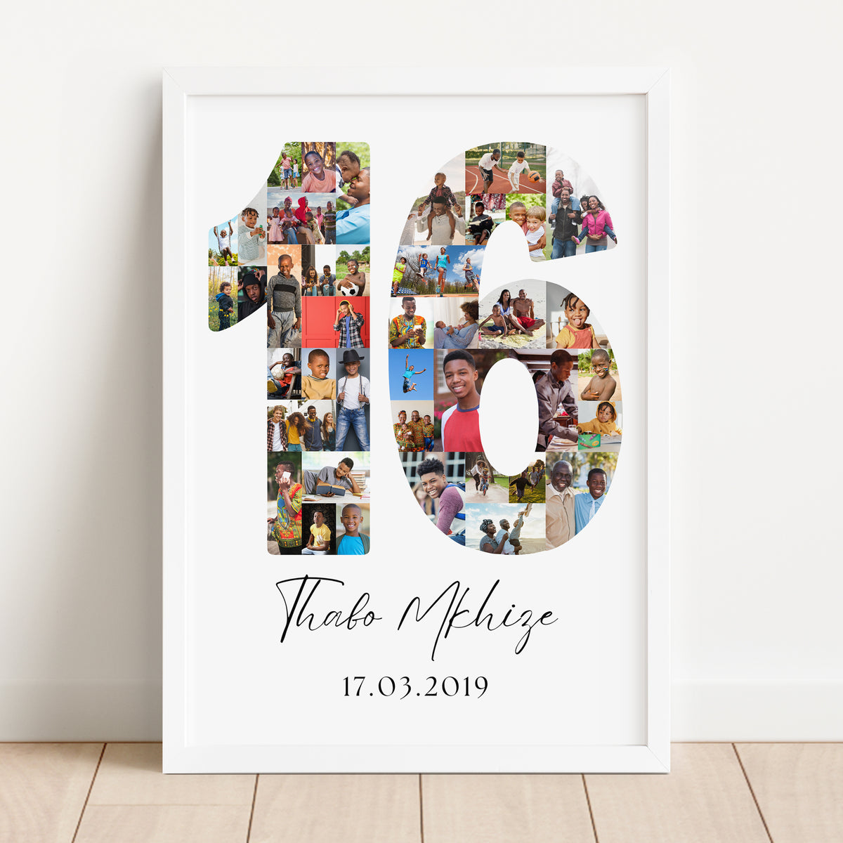 16 Birthday Photo Collage