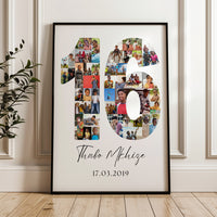 16 Birthday Photo Collage