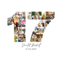 17 Birthday Photo Collage