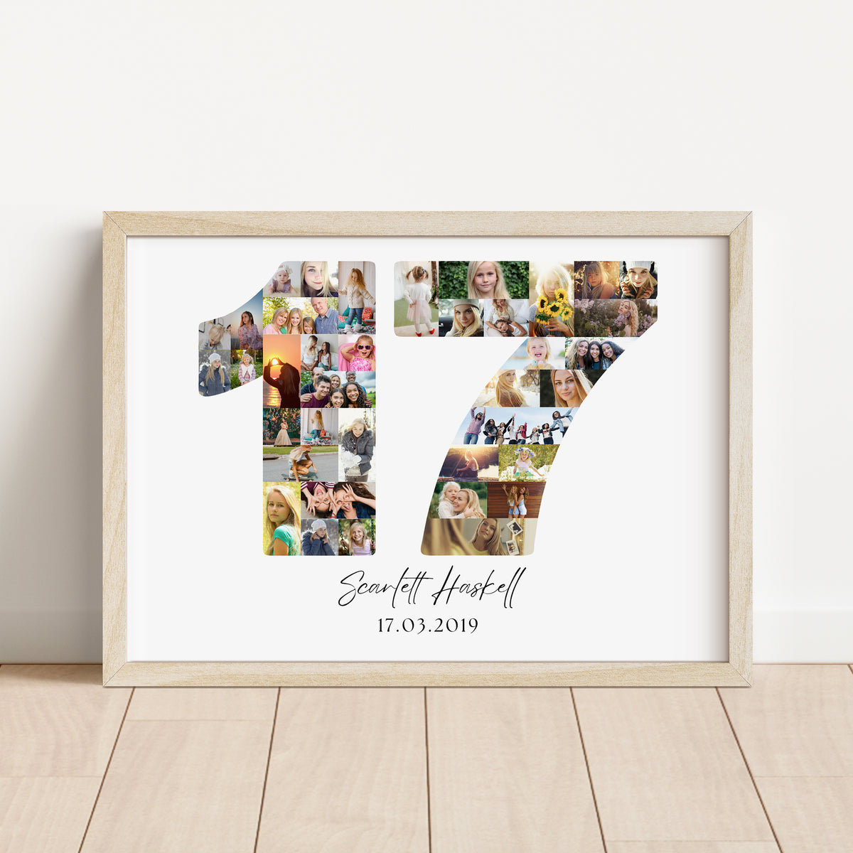 17 Birthday Photo Collage