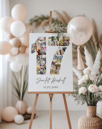 17 Birthday Photo Collage