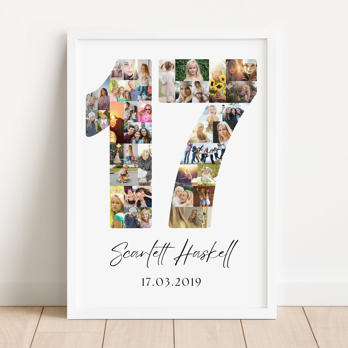 17 Birthday Photo Collage