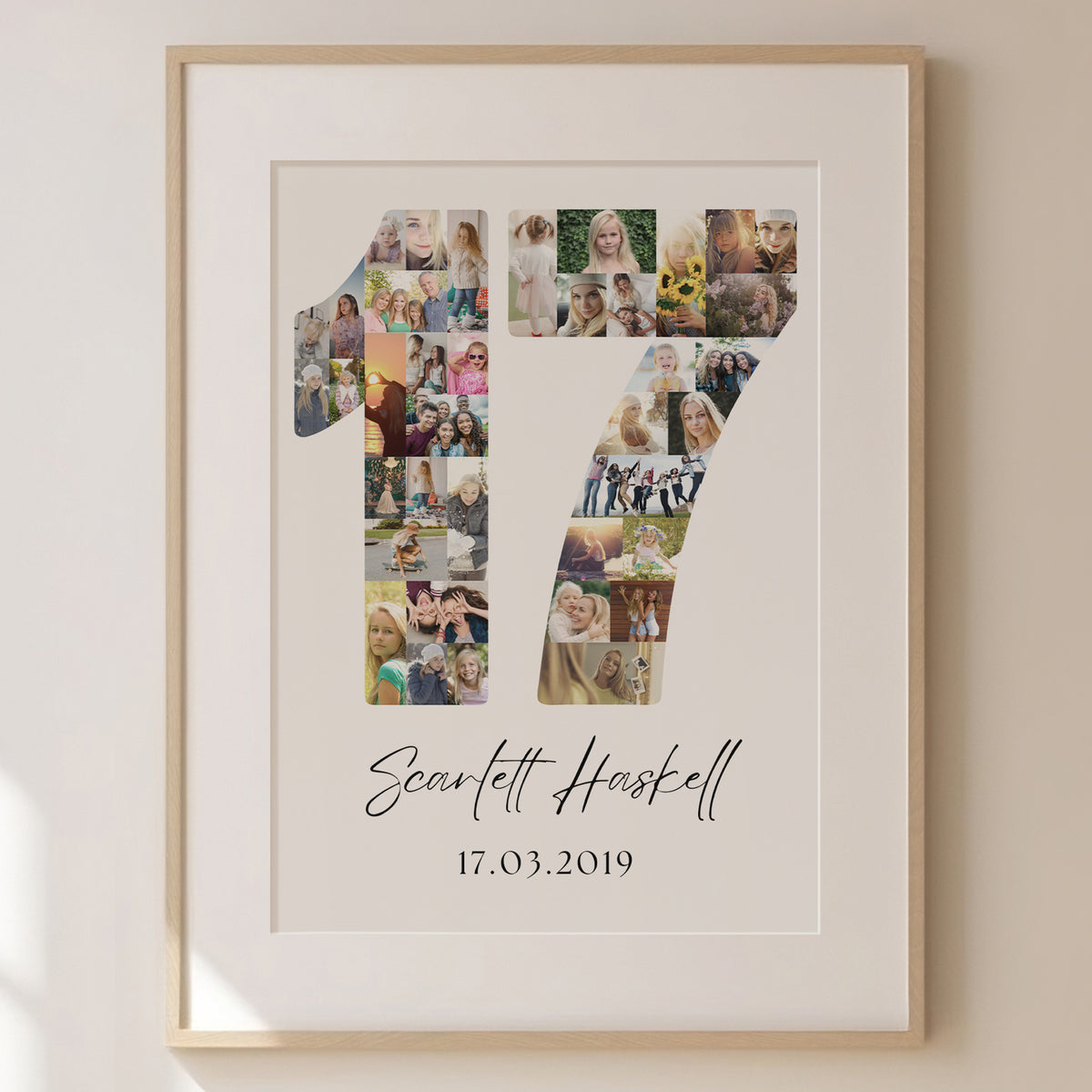 17 Birthday Photo Collage
