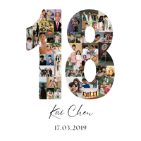 18 Birthday Photo Collage