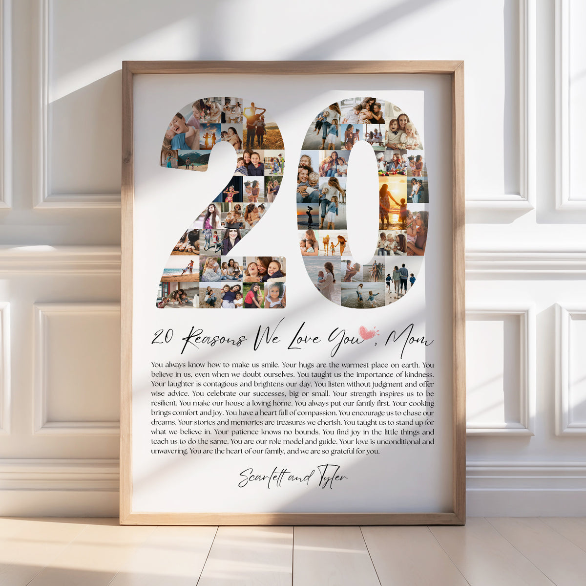 20 Reasons Mom - Photo Collage