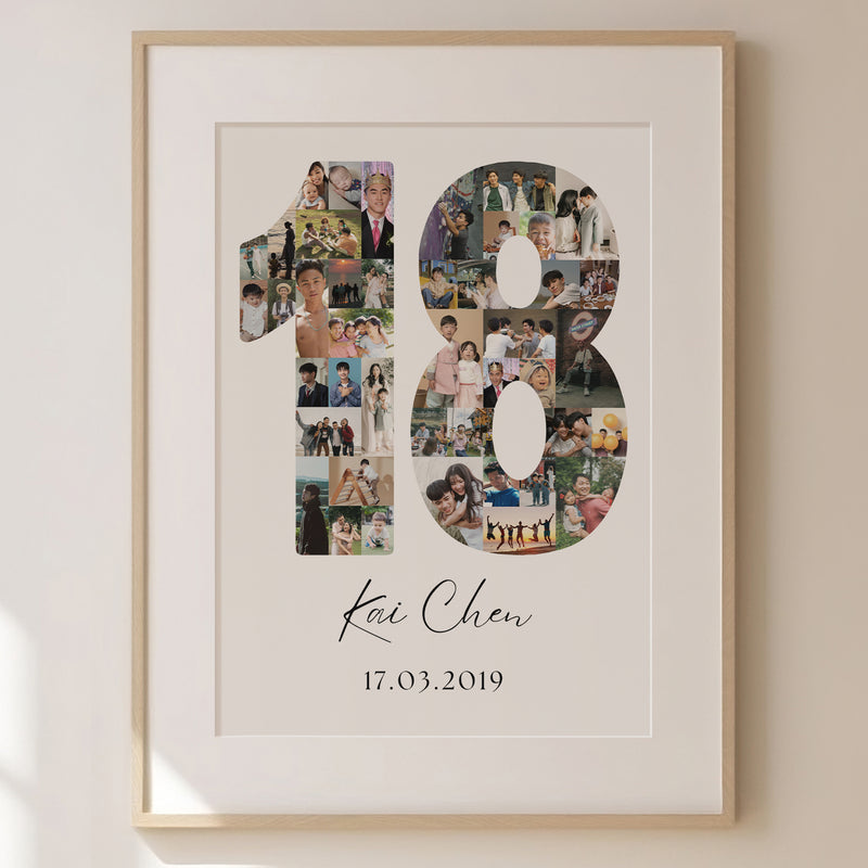 18 Birthday Photo Collage