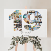 19 Birthday Photo Collage