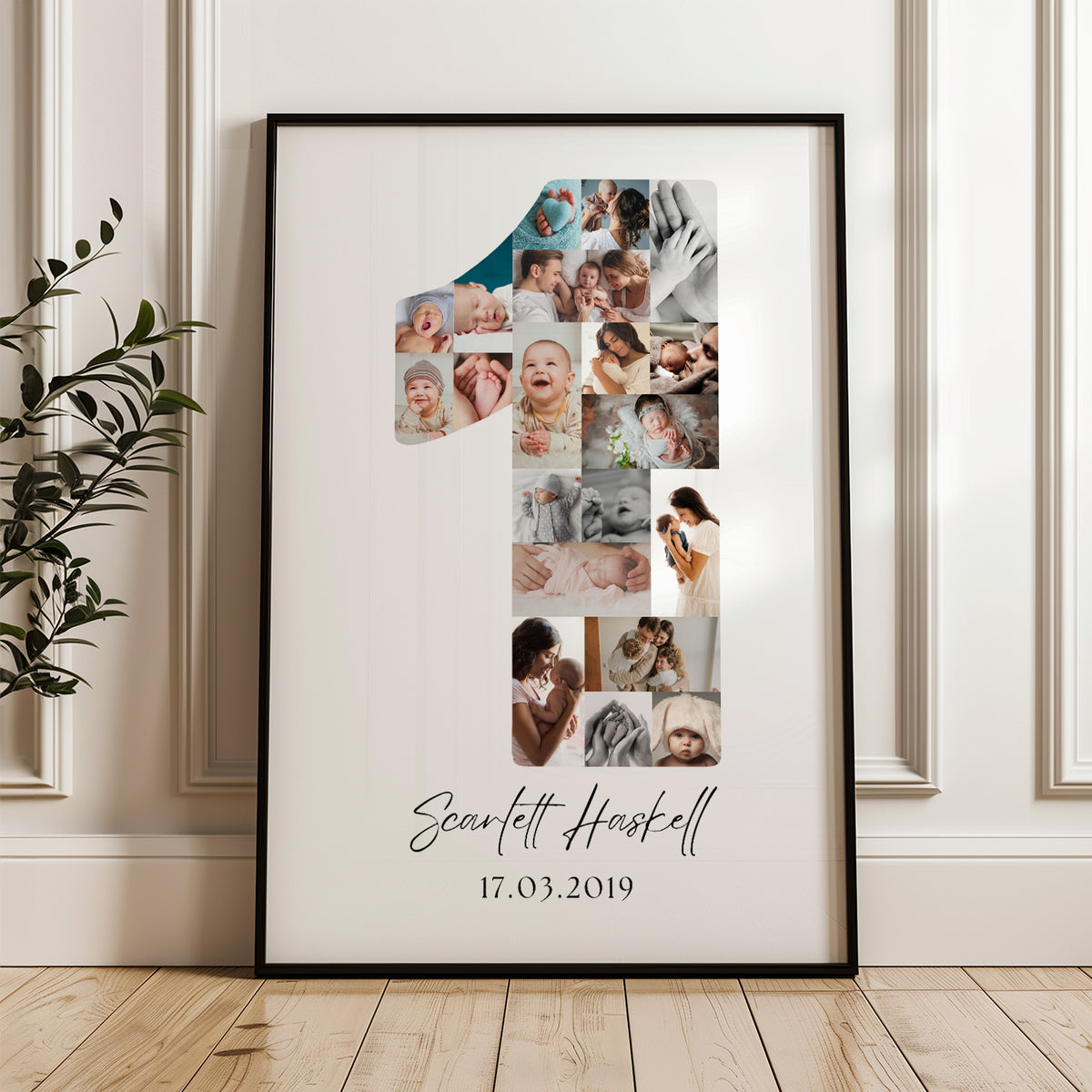1 Birthday Photo Collage