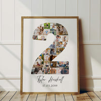 2 Birthday Photo Collage