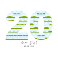 20 Birthday Photo Collage