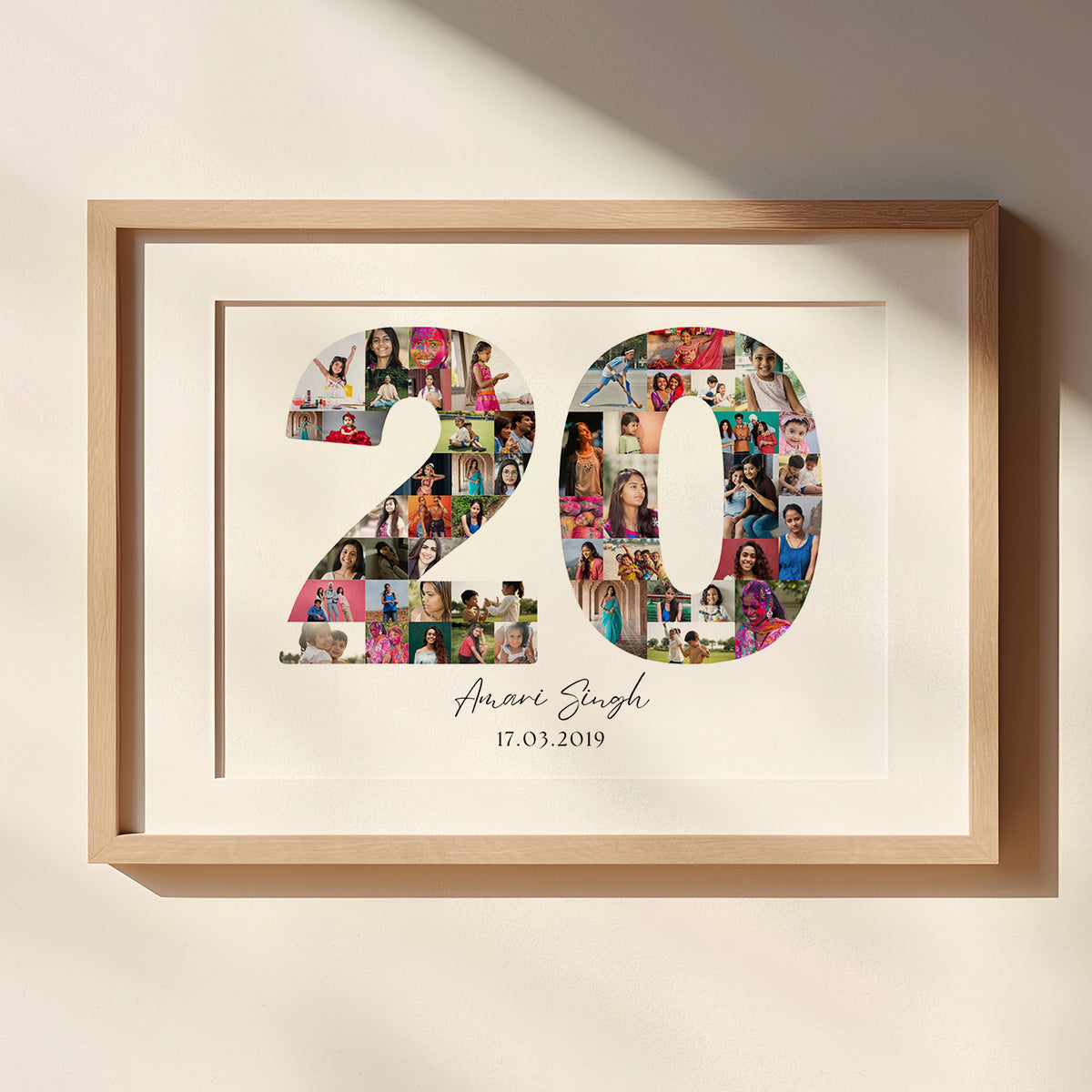 20 Birthday Photo Collage