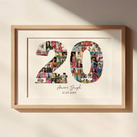 20 Birthday Photo Collage