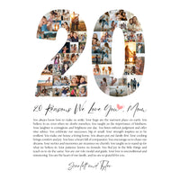 20 Reasons Mom - Photo Collage