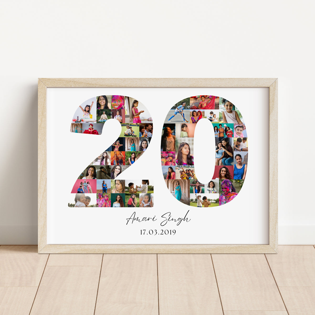 20 Birthday Photo Collage