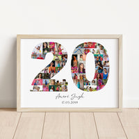 20 Birthday Photo Collage
