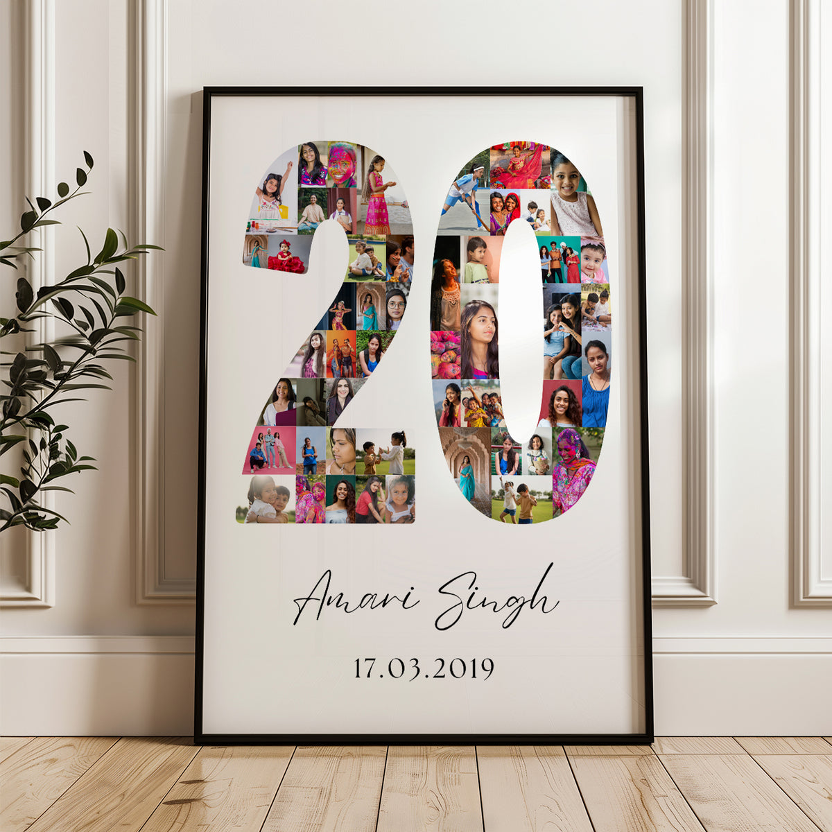 20 Birthday Photo Collage