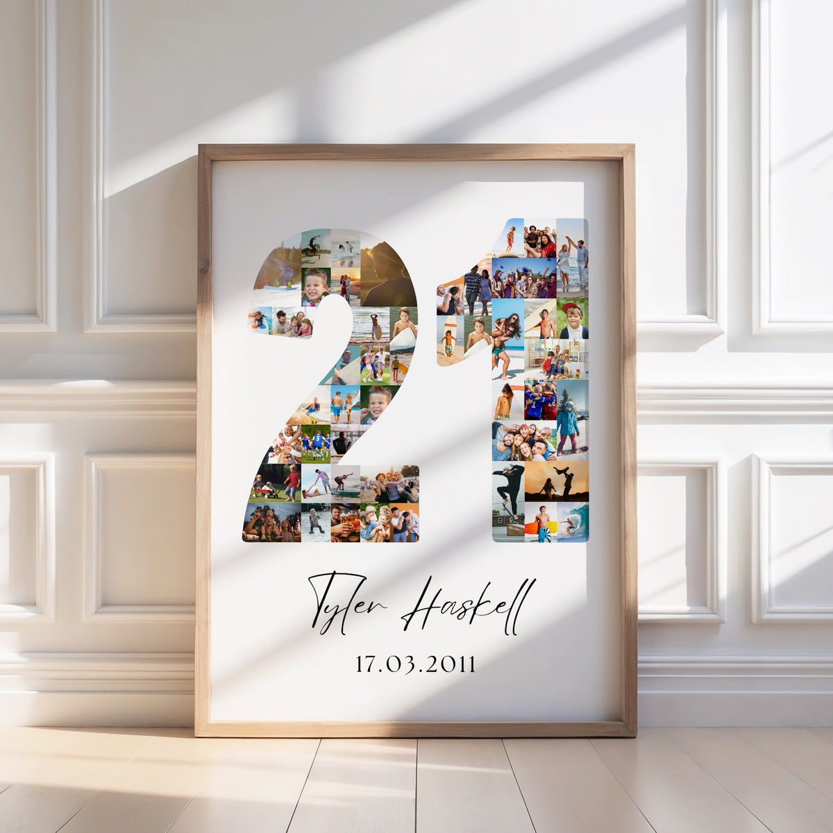 21 Birthday Photo Collage