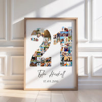 21 Birthday Photo Collage