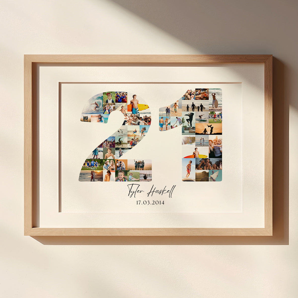 21 Birthday Photo Collage