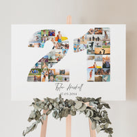 21 Birthday Photo Collage