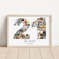 21 Birthday Photo Collage
