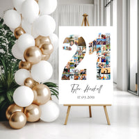 21 Birthday Photo Collage