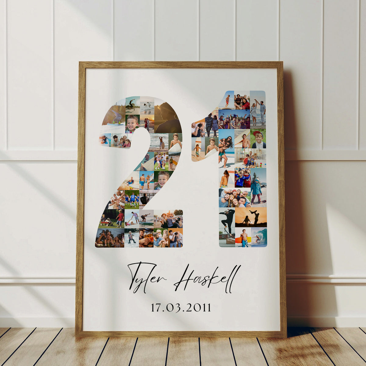 21 Birthday Photo Collage