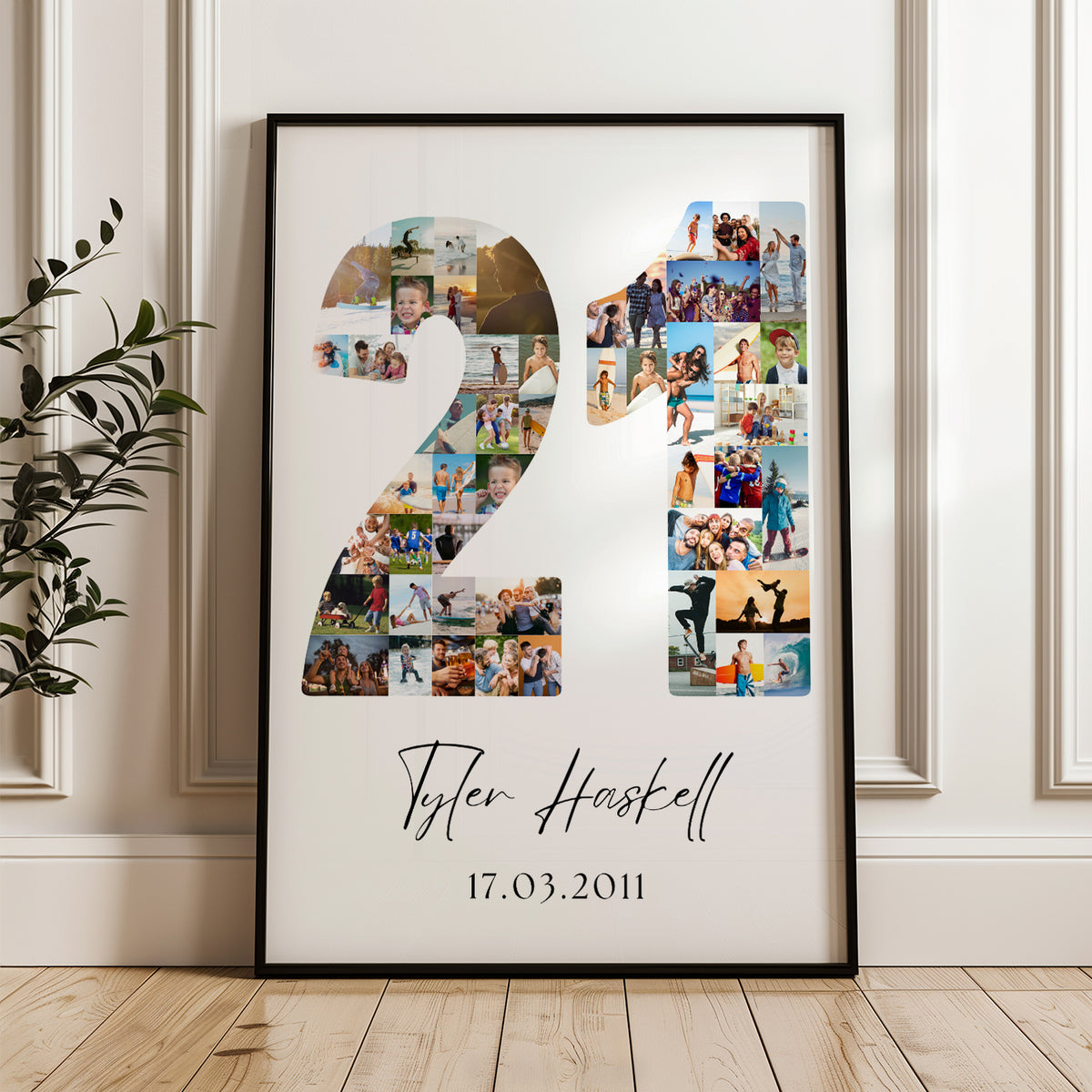 21 Birthday Photo Collage
