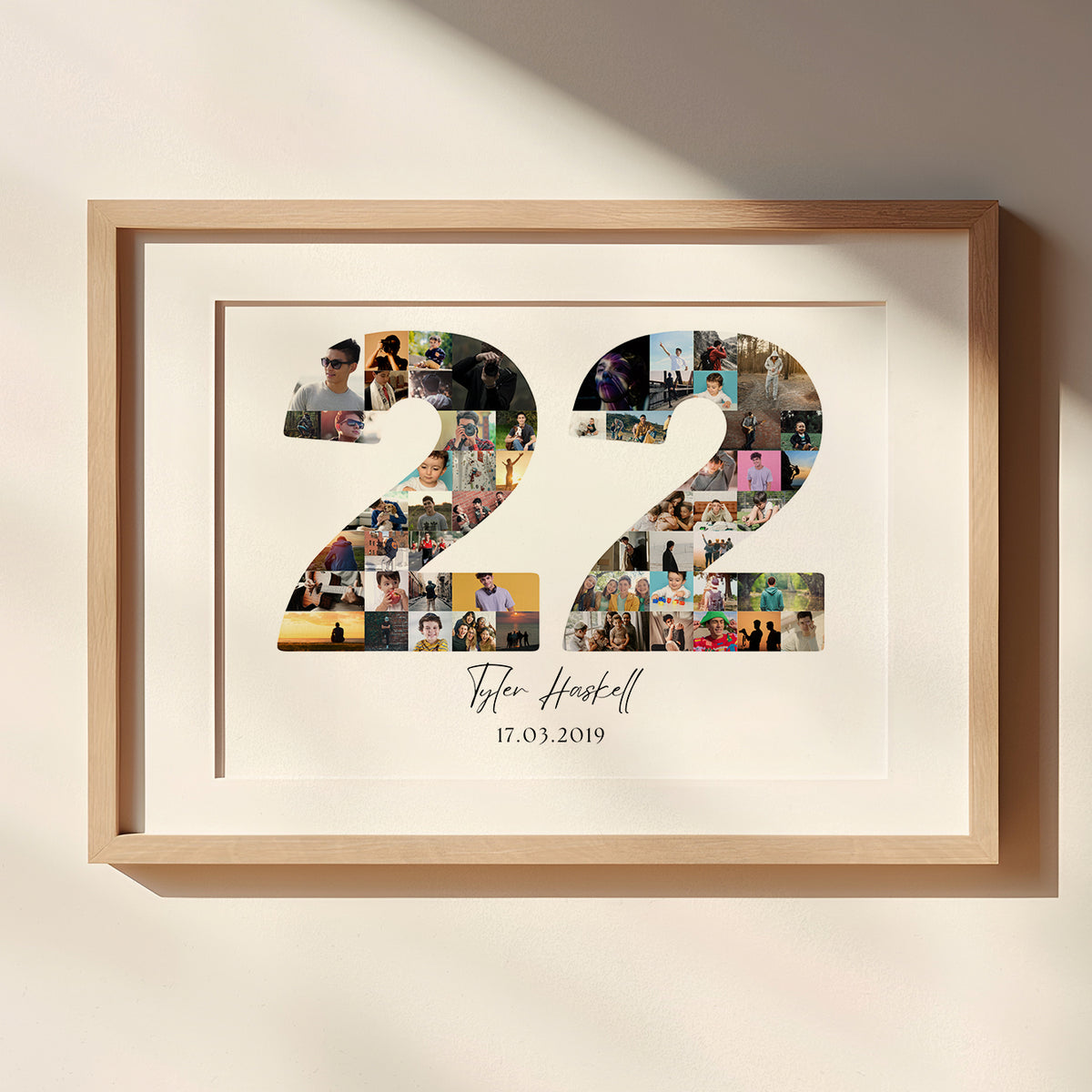 22 Birthday Photo Collage