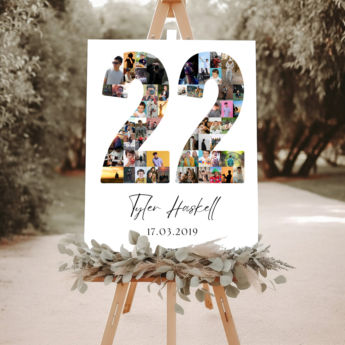 22 Birthday Photo Collage