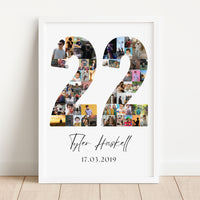 22 Birthday Photo Collage