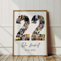 22 Birthday Photo Collage